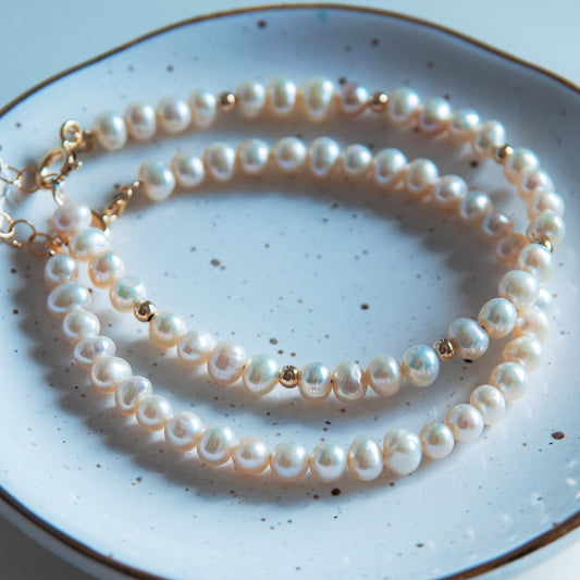 צמיד פנינים מרי