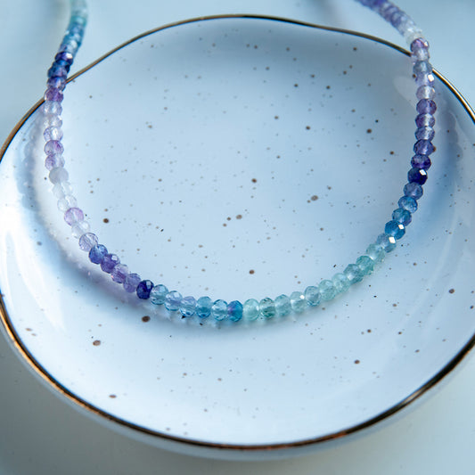 שרשרת אבני פלואוריט