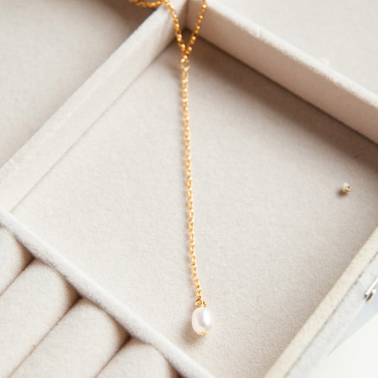 שרשרת גולדפילד עם פנינה בקצה