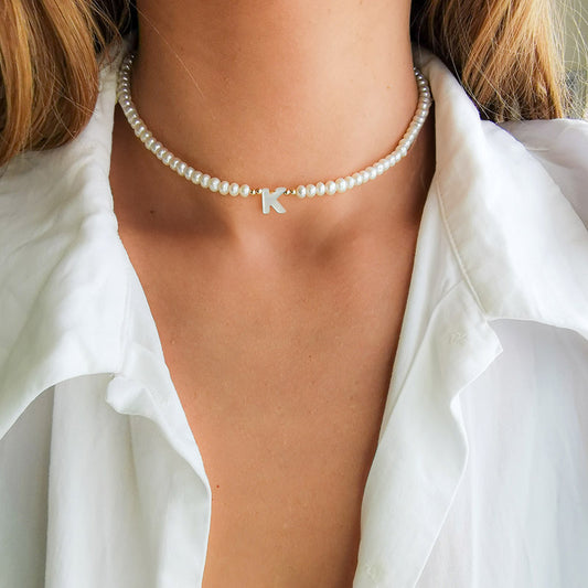 שרשרת פנינים טבעיות קימברלי אות