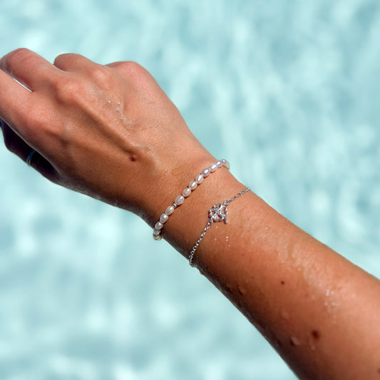 CLOVER צמיד כסף