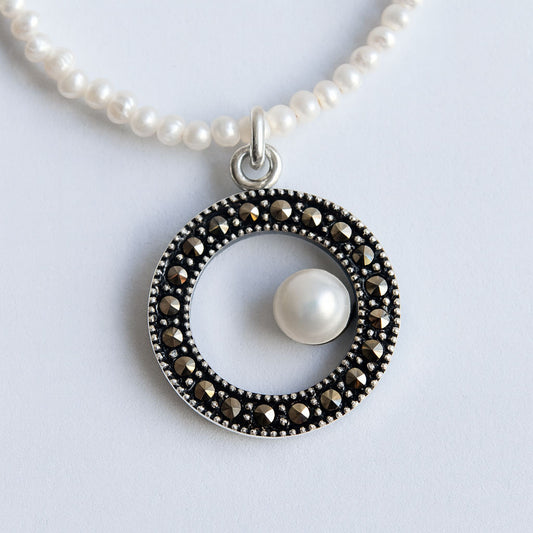 SNOW WHITE שרשרת פנינים