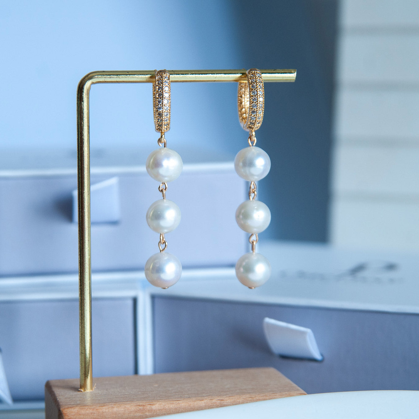 G DALIELA עגילי פנינה