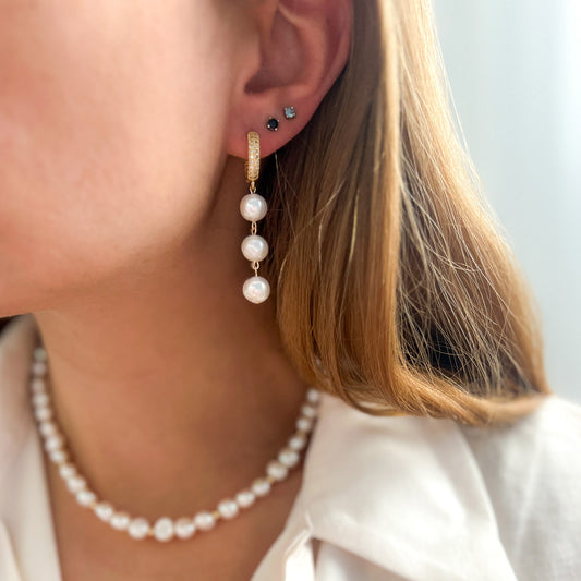 G DALIELA עגילי פנינה