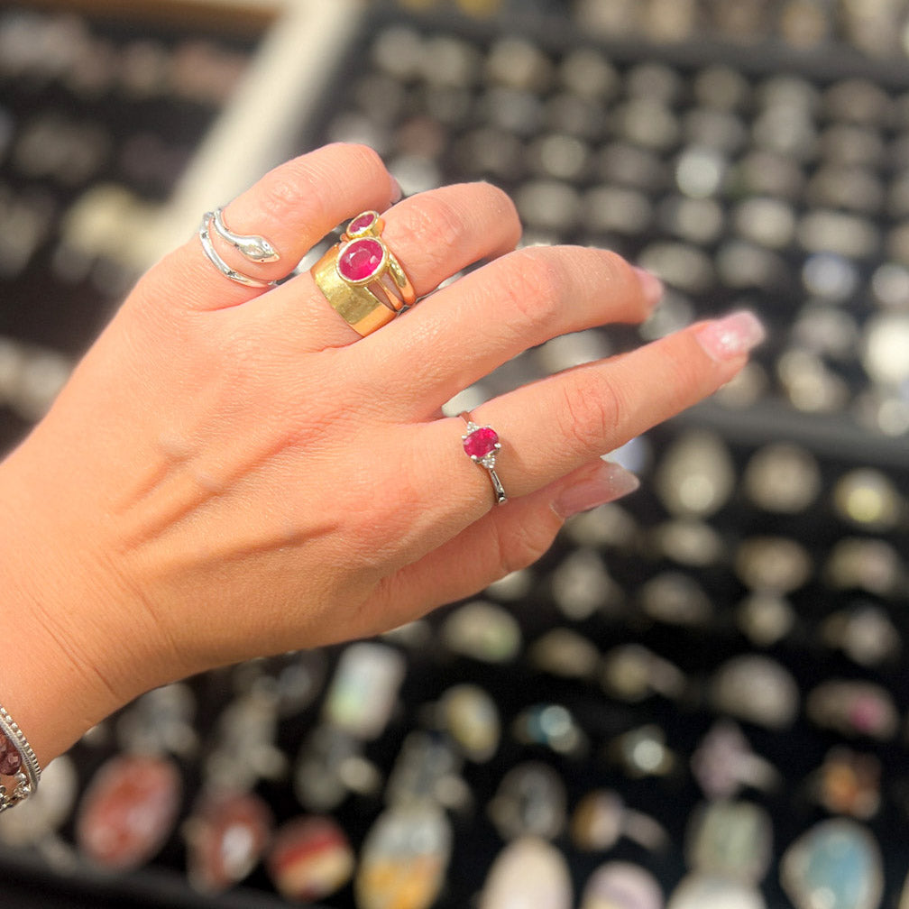 טבעת "אסיה" עם רובי