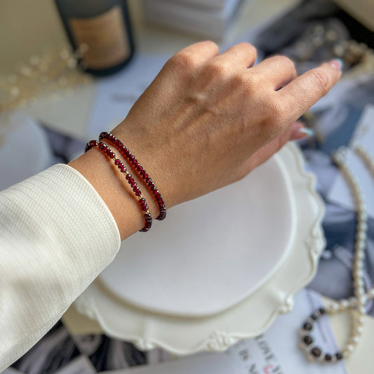 צמיד אבני גרנט