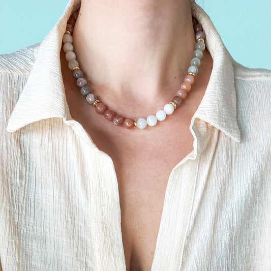 שרשרת "ניק" מאבני מונסטון