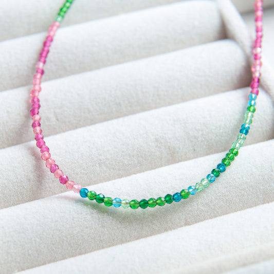 WATERMELON שרשרת זרקון