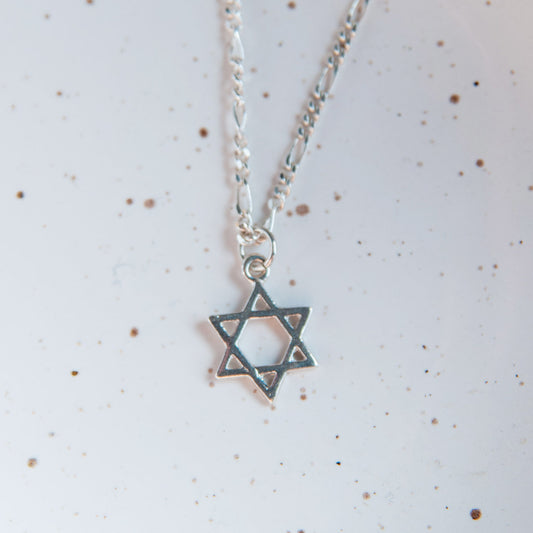 שרשרת כסף מגן דוד