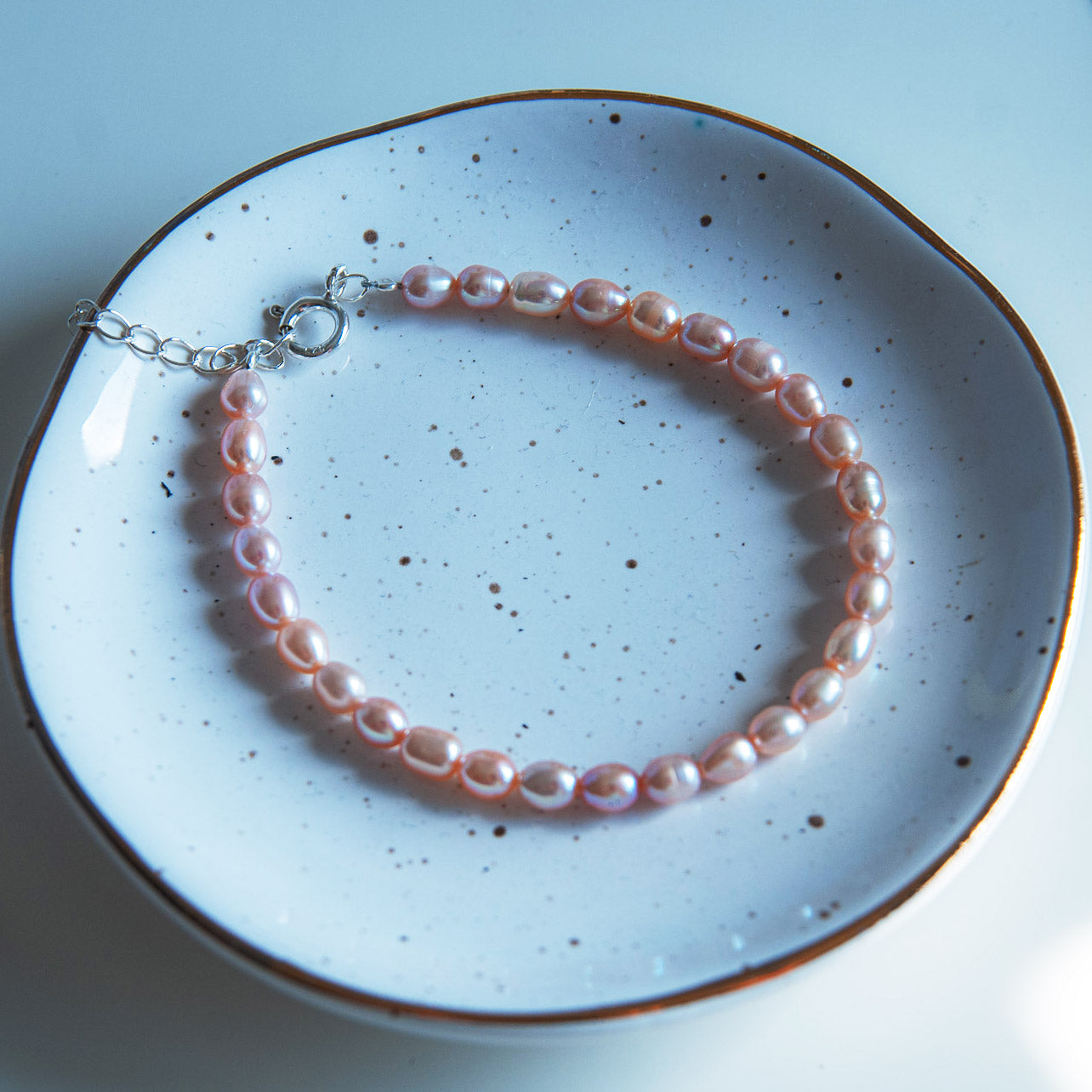 PINK צמיד פנינים
