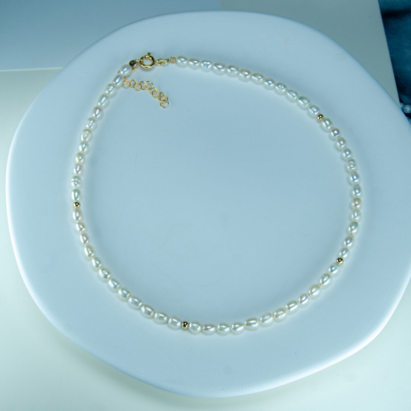 WHITE BEATRICE שרשרת פנינים