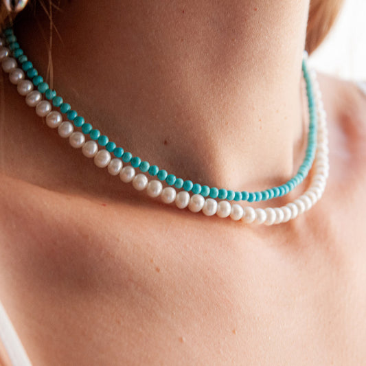 שרשרת פנינים קלאסית מרי