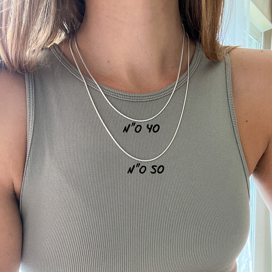 שרשרת כסף נחש