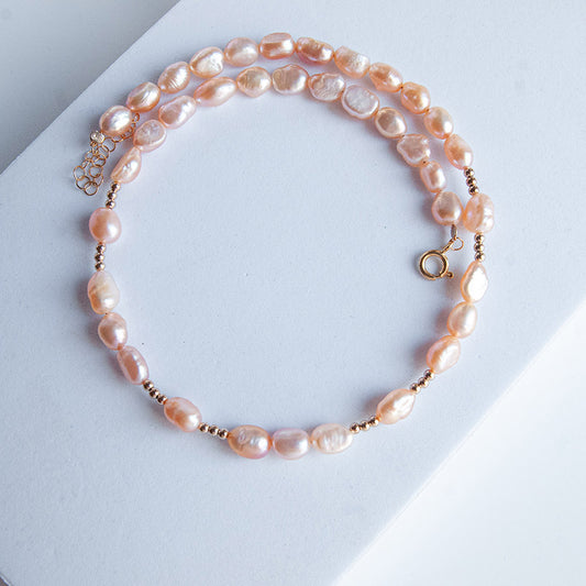 שרשרת פנינים אמנדה ורודה