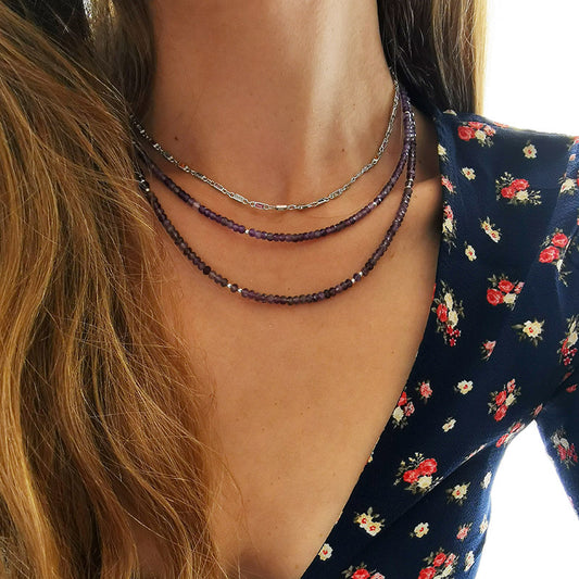 שרשרת אבני אמטיסט