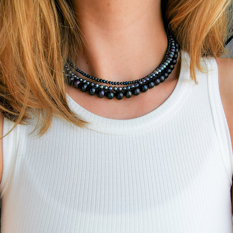 BLACK MARY שרשרת פנינים