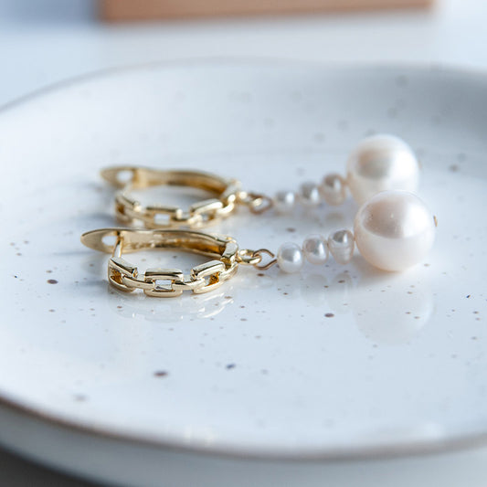 G EVA עגילי פנינה