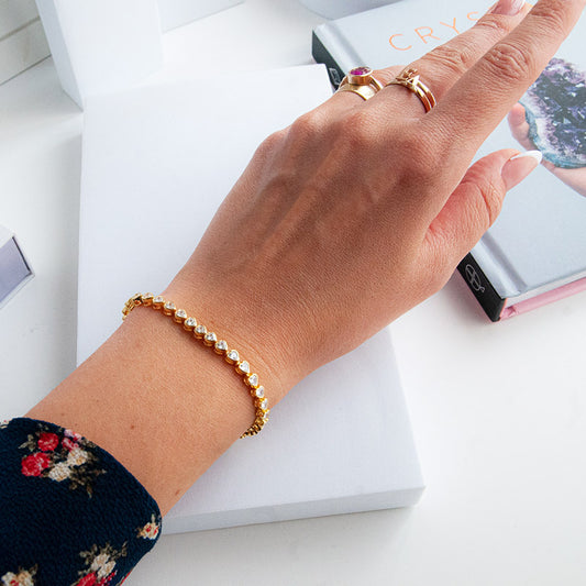 G HEART צמיד טניס