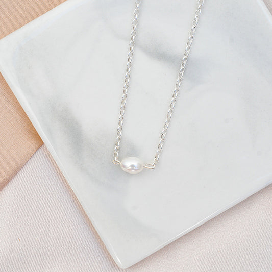 שרשרת כסף אווה