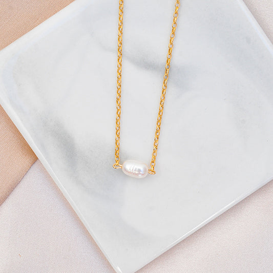 שרשרת גולדפילד אווה עם פנינה עדינה