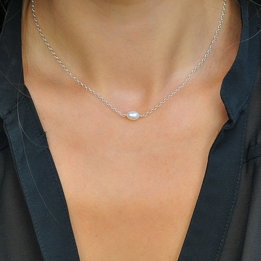 שרשרת כסף אווה