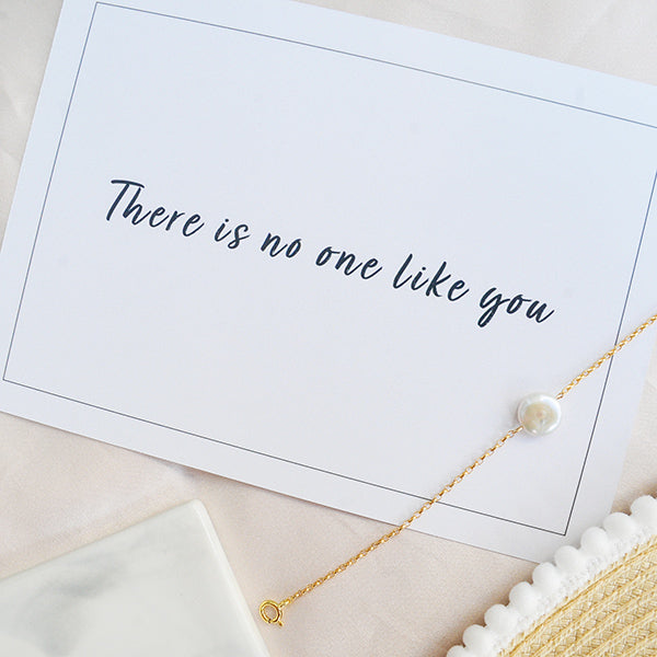 צמיד אמי גולדפילד עם פנינה