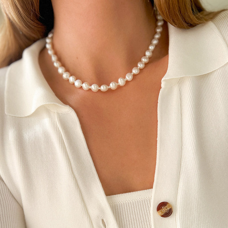 LOREN שרשרת פנינים