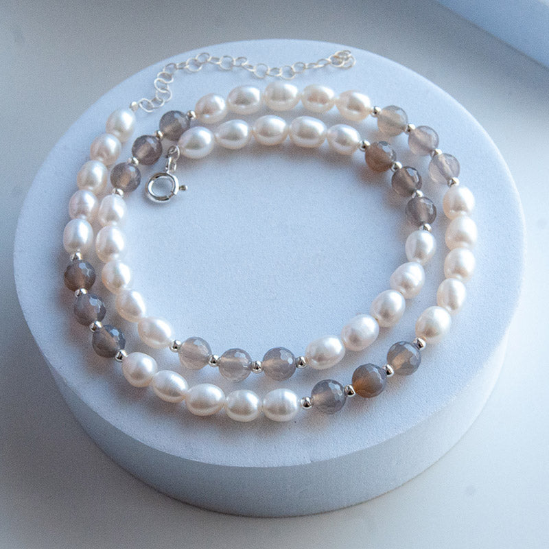 S SHIR שרשרת פנינים