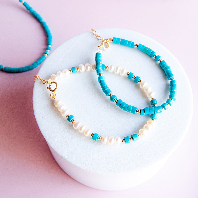 SOL צמיד פנינים