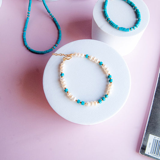 SOL צמיד פנינים