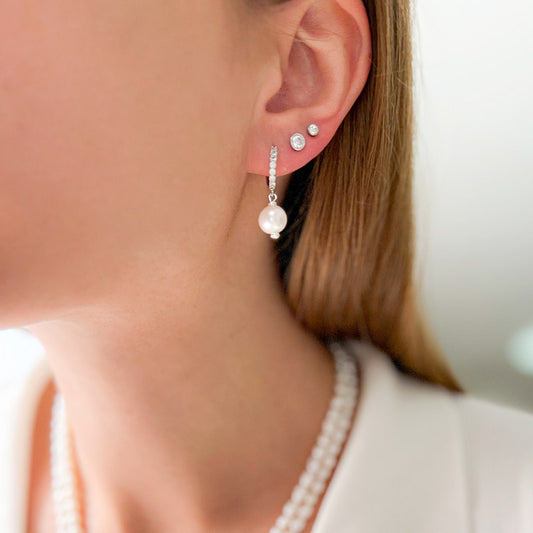 S/G W-LIAN עגילי פנינה