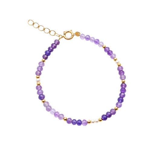 ALICIA צמיד אבני אמטיסט