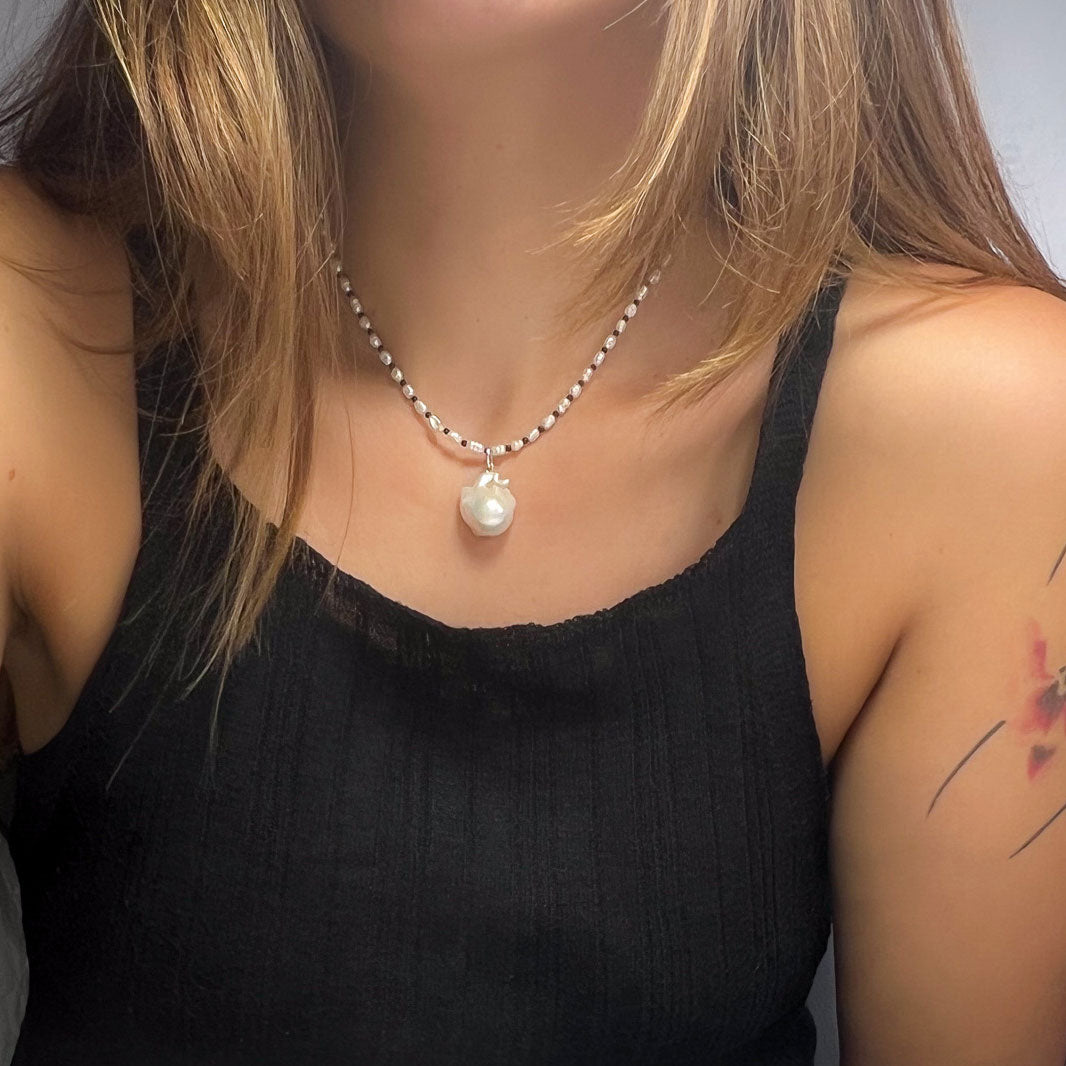 שרשרת פנינים ותליון פנינת בארוק | מהדורה מוגבלת