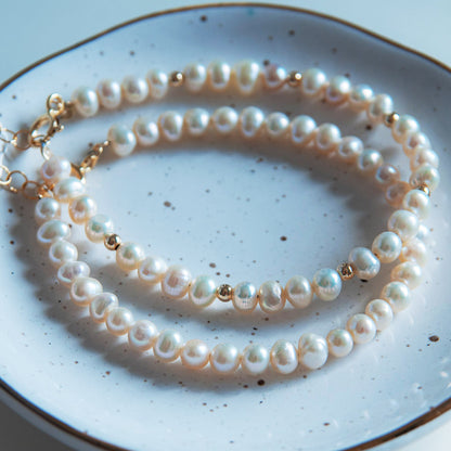 צמיד פנינים מרי