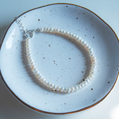 צמיד פנינים טבעיות קימברלי