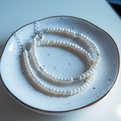 צמיד פנינים טבעיות קימברלי