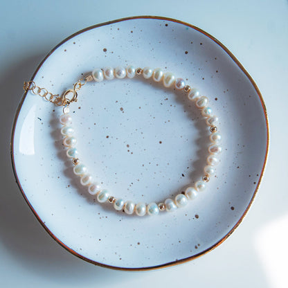 צמיד פנינים מרי