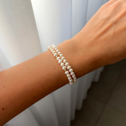 צמיד פנינים מרי