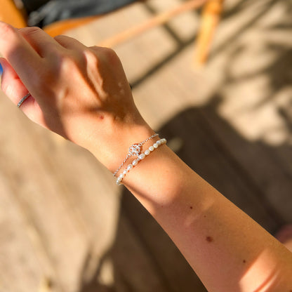 CLOVER צמיד כסף