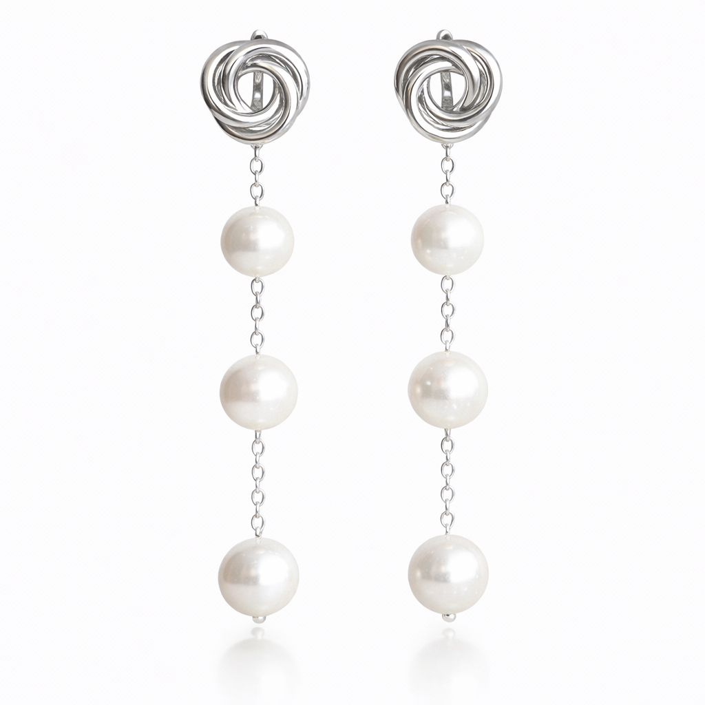 S RIHANNA עגילי פנינה