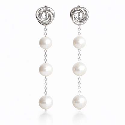 S RIHANNA עגילי פנינה