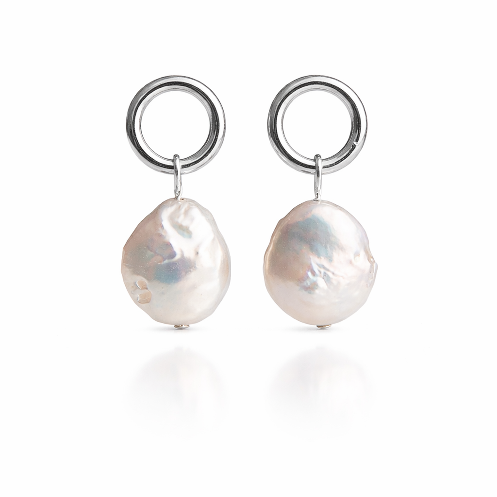 S VINTAGE PEARL עגילי