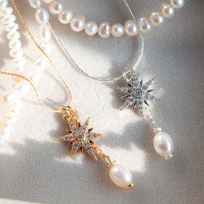 G DAISY שרשרת פנינה