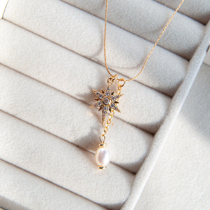 G DAISY שרשרת פנינה