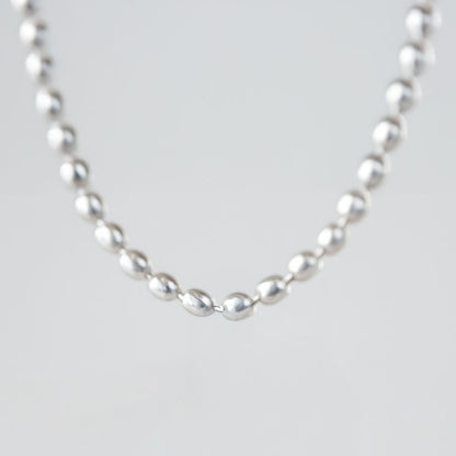 COLOR BREEZE שרשרת כסף אורז עדינה