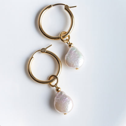 G MAOR עגילי פנינה