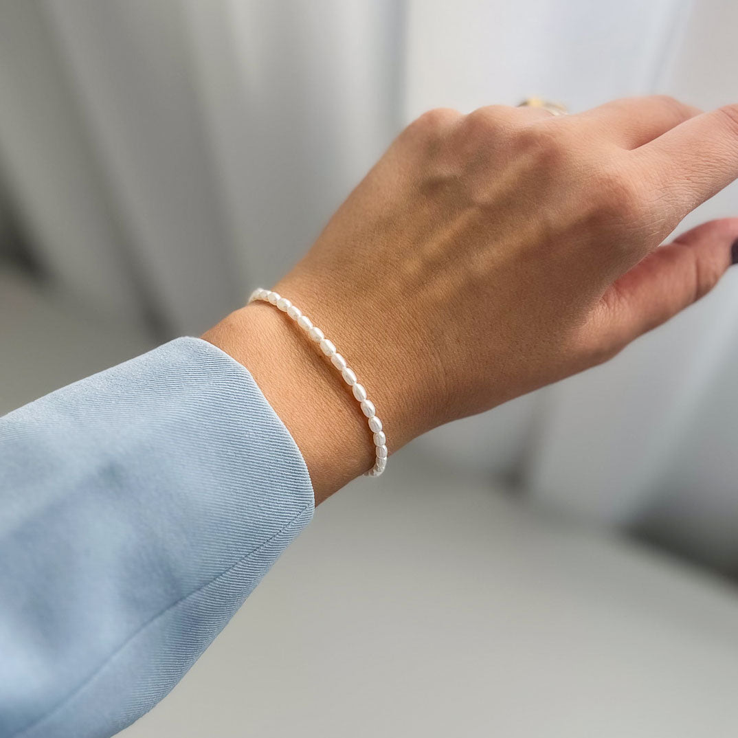 צמיד פנינים מיני ביאטריס