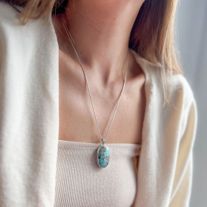 תליון "סנדי" עם אבן טורקיז