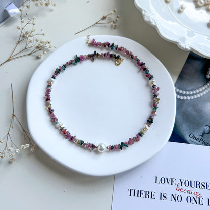 שרשרת מונטנגרו מאבני טורמלין