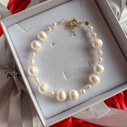 ROMI צמיד פנינים